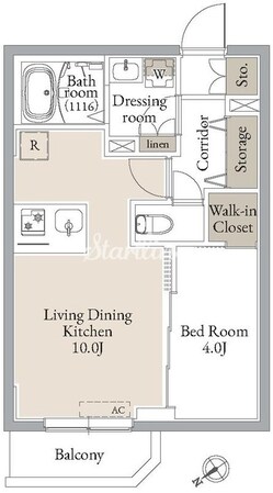 ルネサンスコート門前仲町の物件間取画像